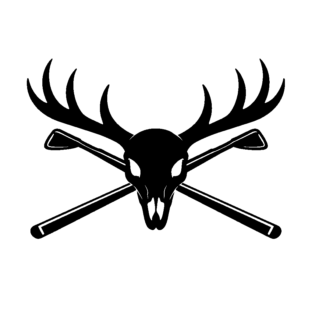 The official B&M Classic skull and crossed clubs